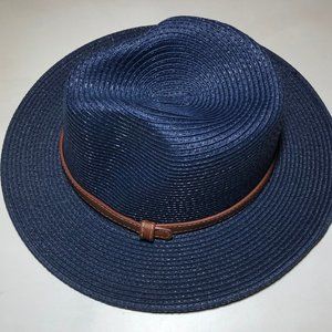 Stylish Navy Blue Fedora Hat
